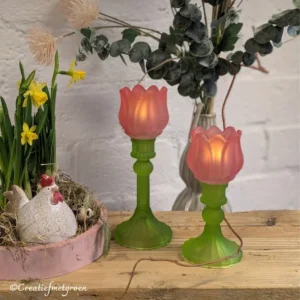 Tulpenglaasjes (set van 2)