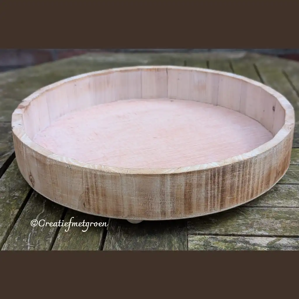 Dienblad Hout naturel - Afbeelding 1