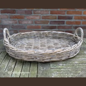 Rotan Dienblad ovaal XL