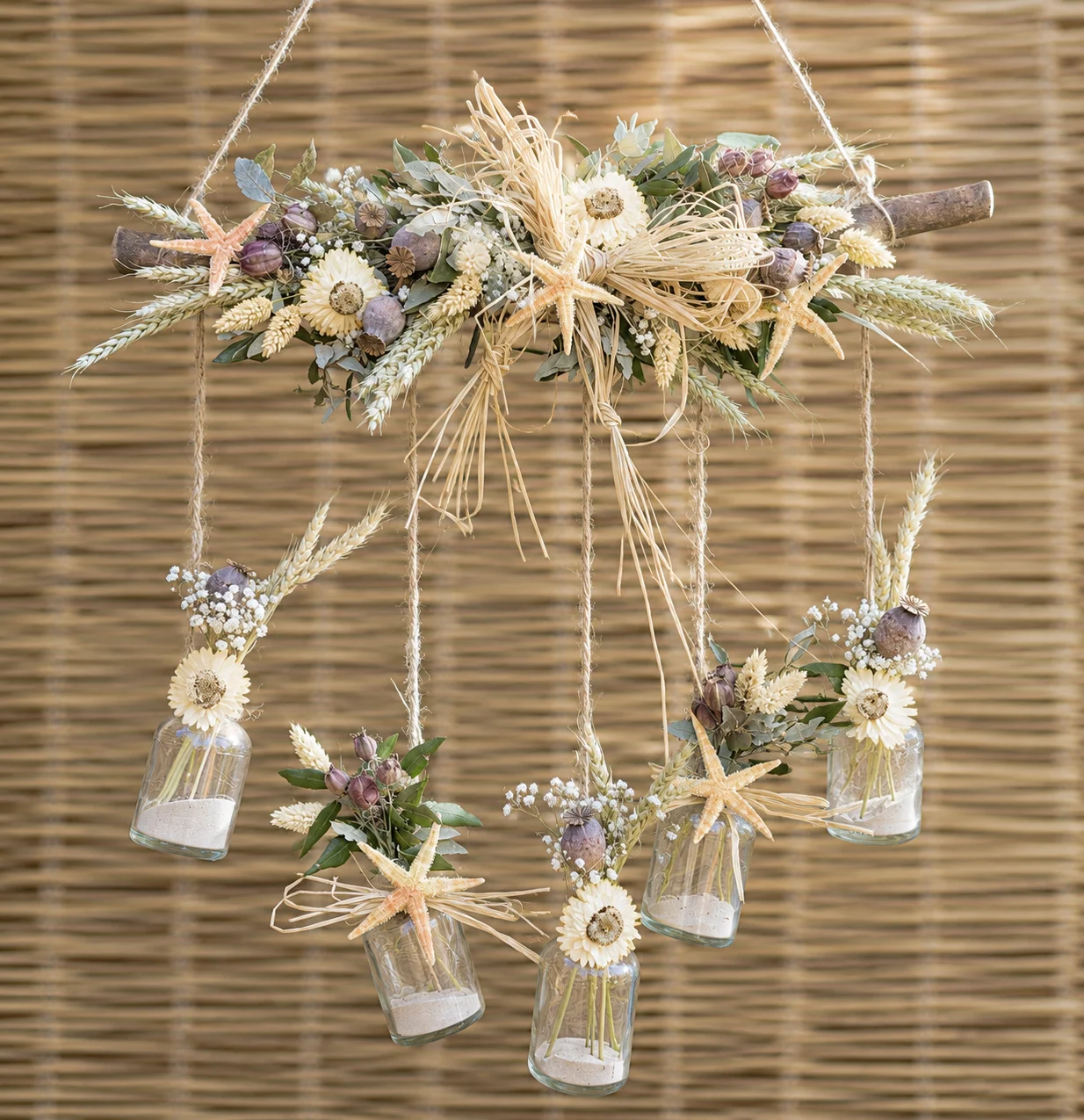 Summer Cottage Bloemenhanger Crème - Afbeelding 1