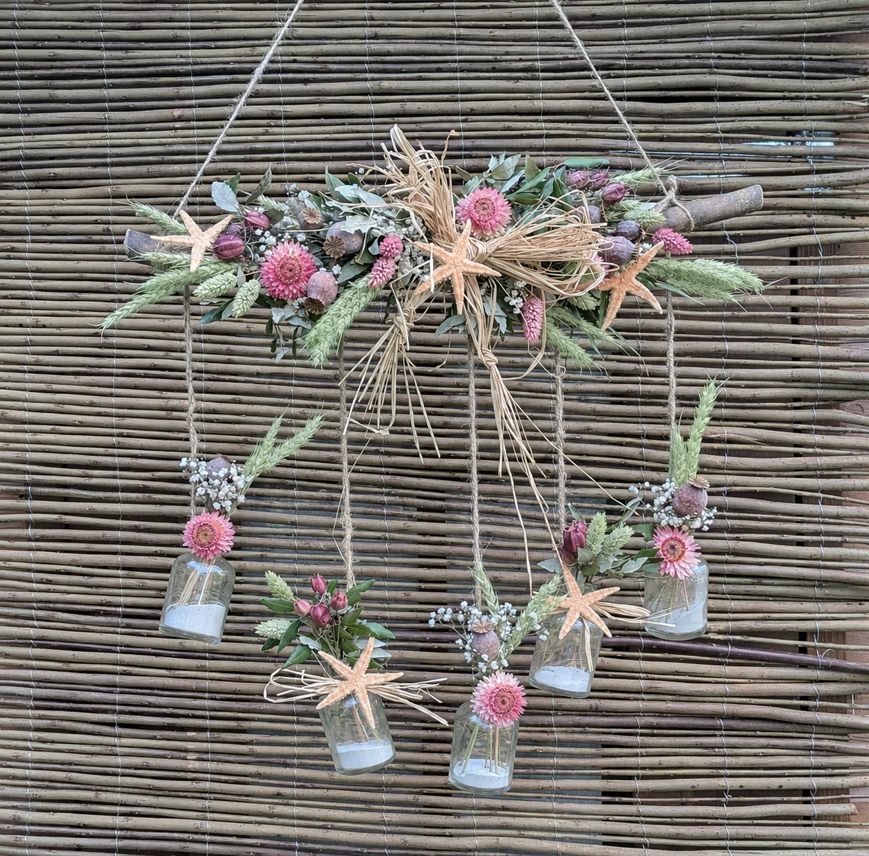 Summer Cottage Bloemenhanger Roze - Afbeelding 1