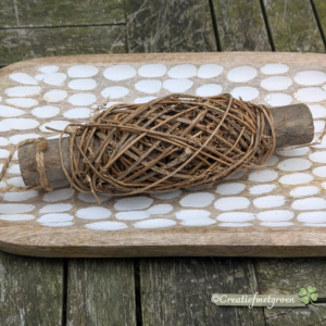 Houten klos met Natuurlijke Ranken - Afbeelding 2