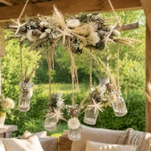 Summer Cottage Bloemenhanger Crème - Afbeelding 2