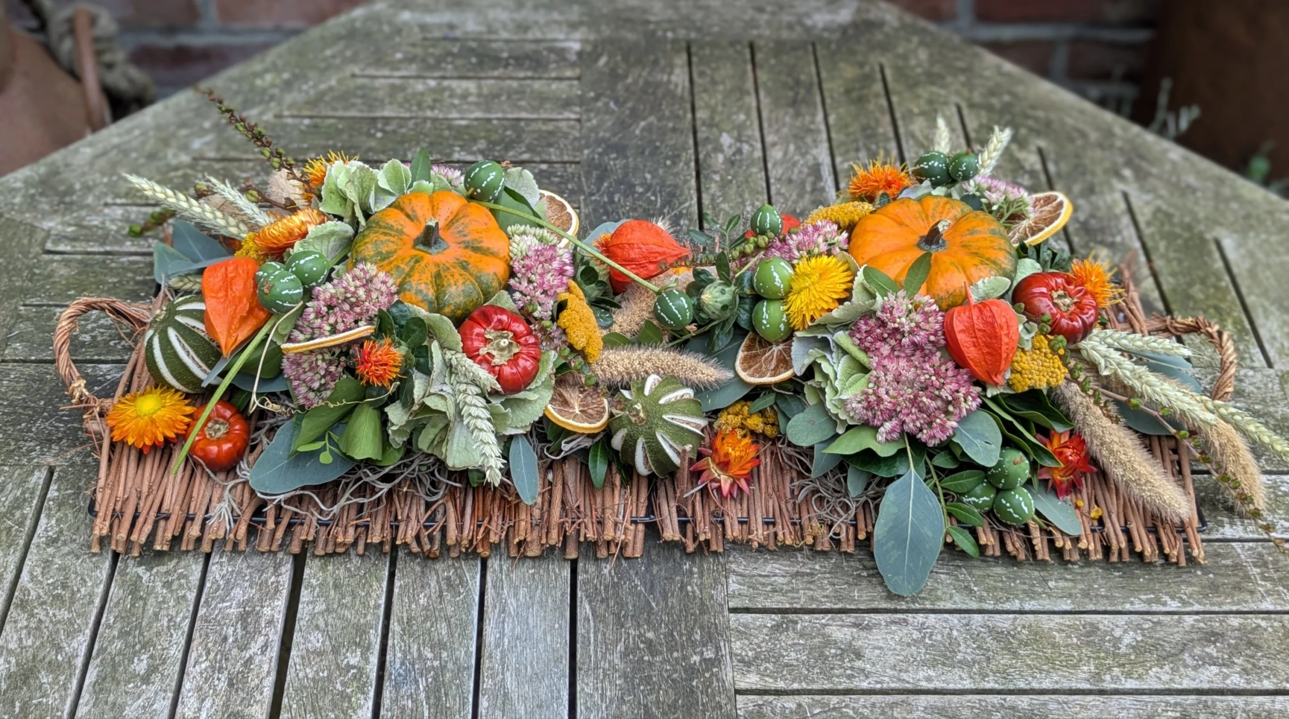 Cosy Country Colors Tafelstuk - Afbeelding 1