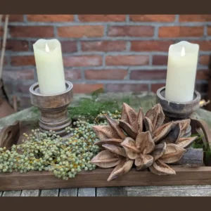 Houten Decoratietray met Handgrepen – 60×30 - Afbeelding 3