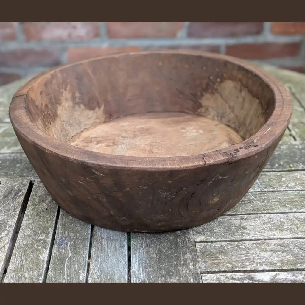 Robuuste Houten Schaal (A) 40 cm