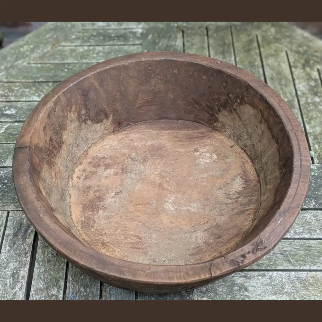 Robuuste Houten Schaal (A) 40 cm